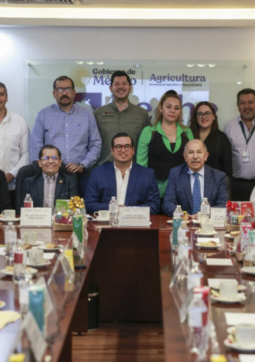 Reunión institucional para el convenio de Leche para el Bienestar e Inafed