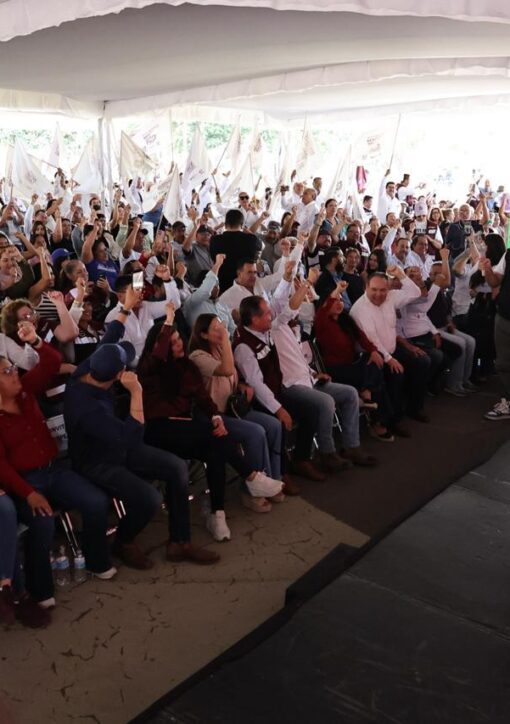 Asamblea multitudinaria de Morena en apoyo a Claudia Sheinbaum y a la soberanía nacional