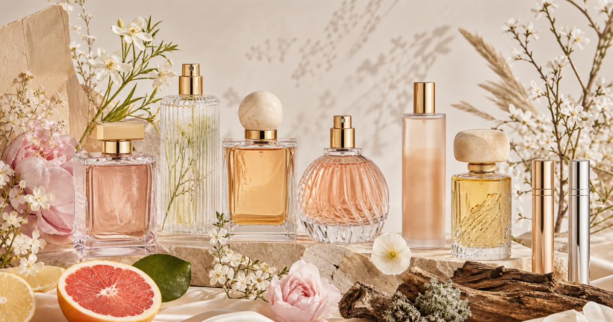 Coleccion de perfumes, body mist y atomizadores para layering