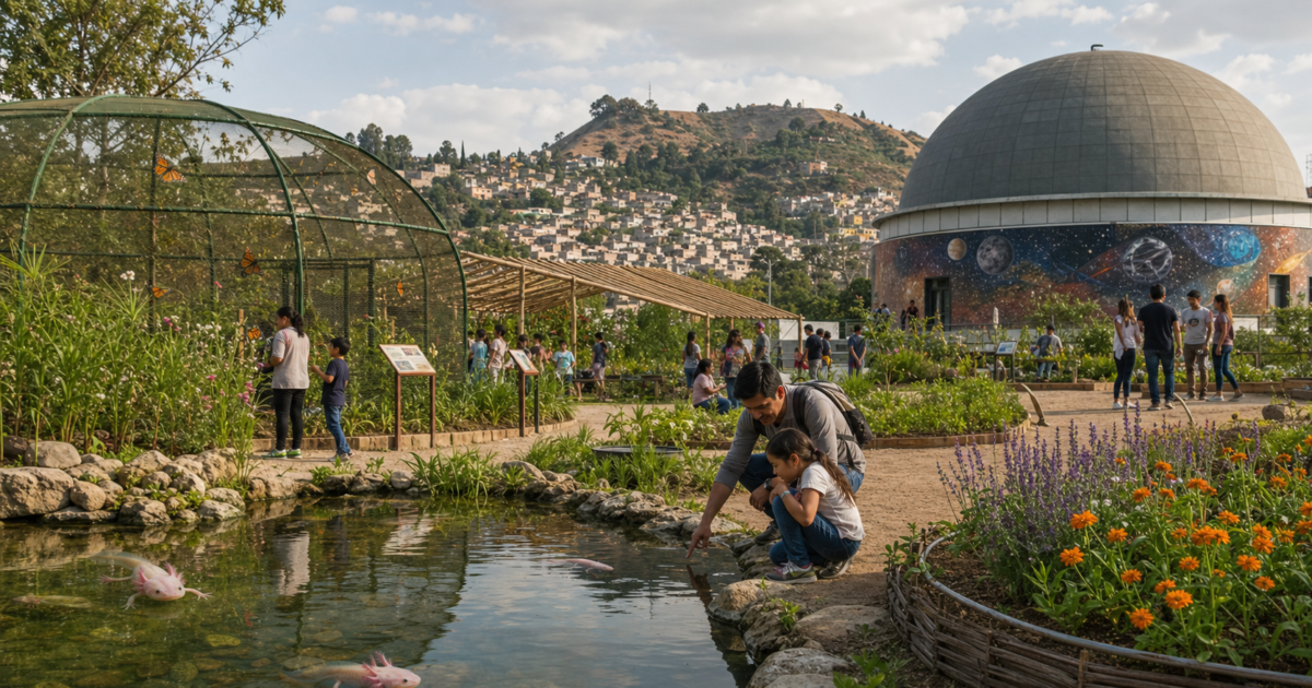 Parque comunitario y espacios de conservacion en Iztapalapa