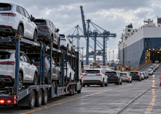 Terminal portuaria con contenedores, asociada a cadenas de suministro e inversión industrial